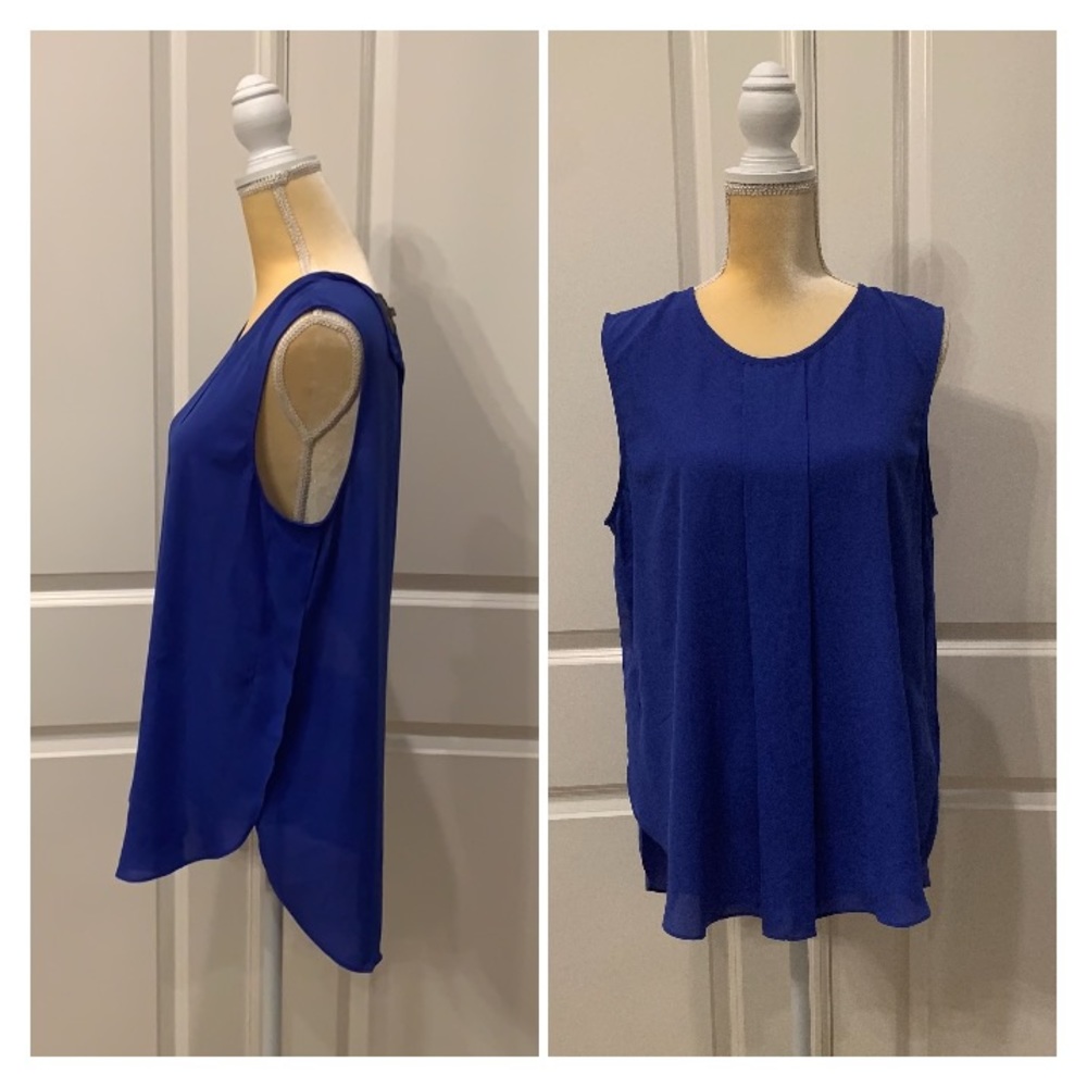 Vince Camuto sleeveless long tunic/tank Sz L